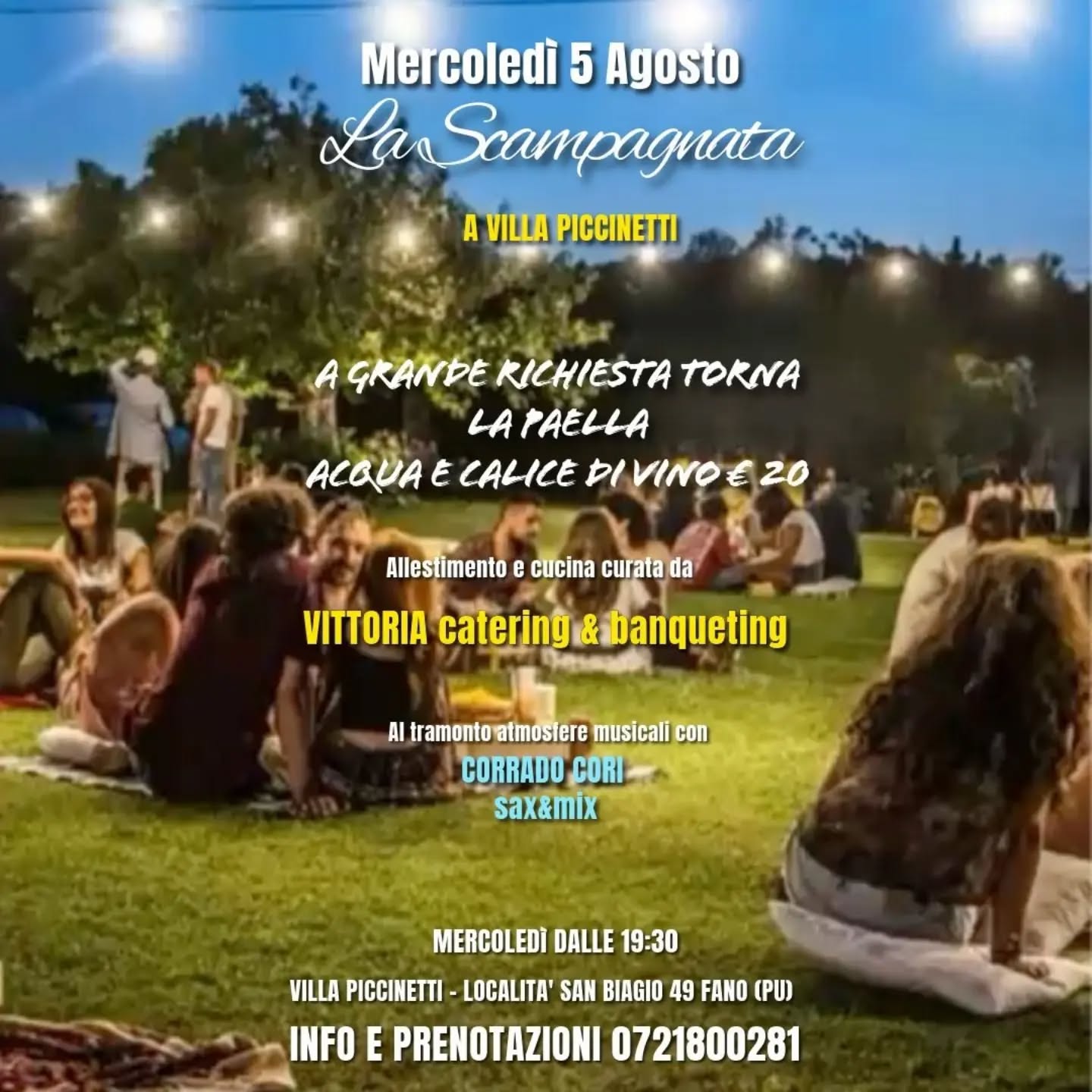 La Scampagnata 5 Agosto